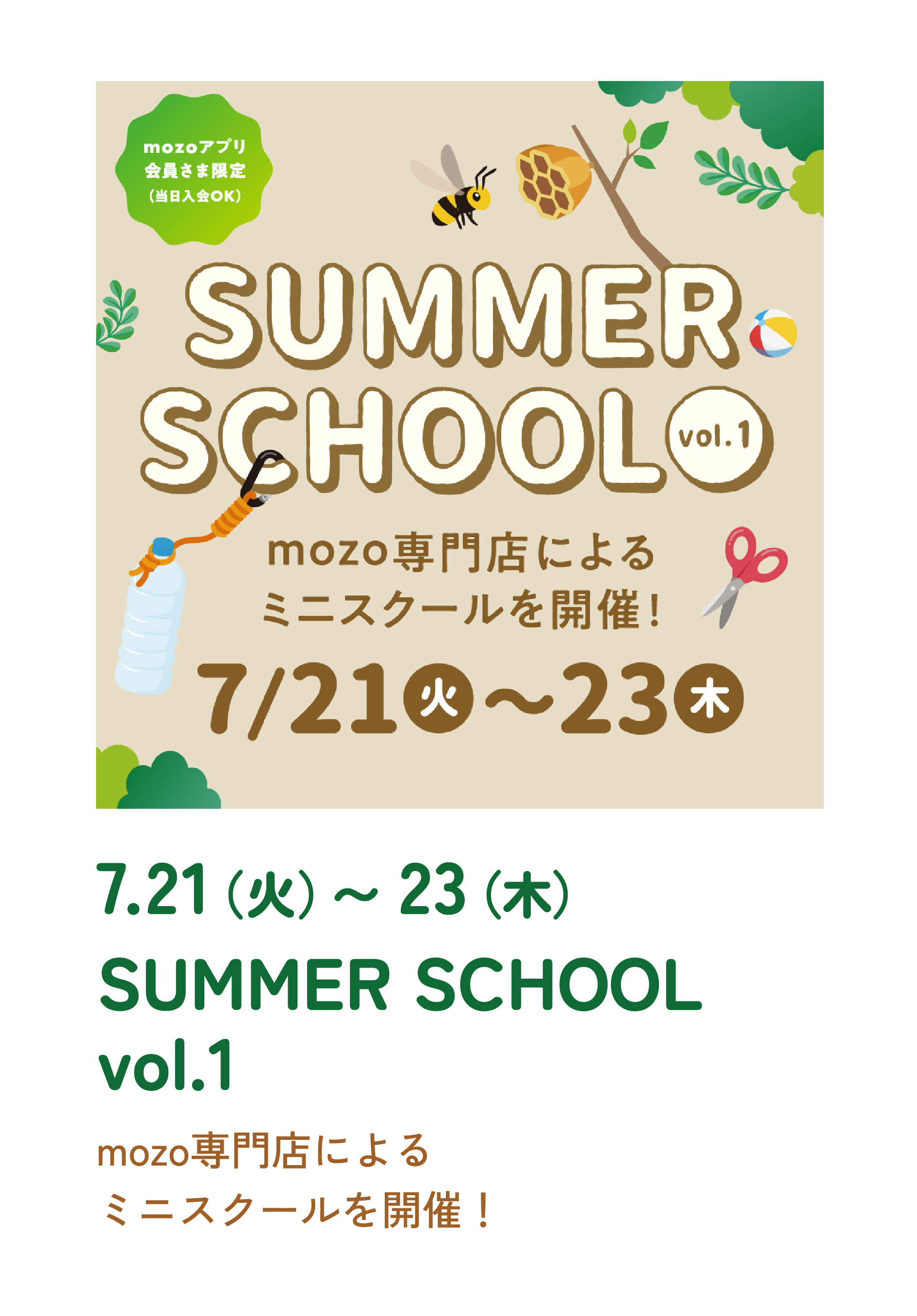 SUMMER SCHOOL
