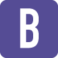 B