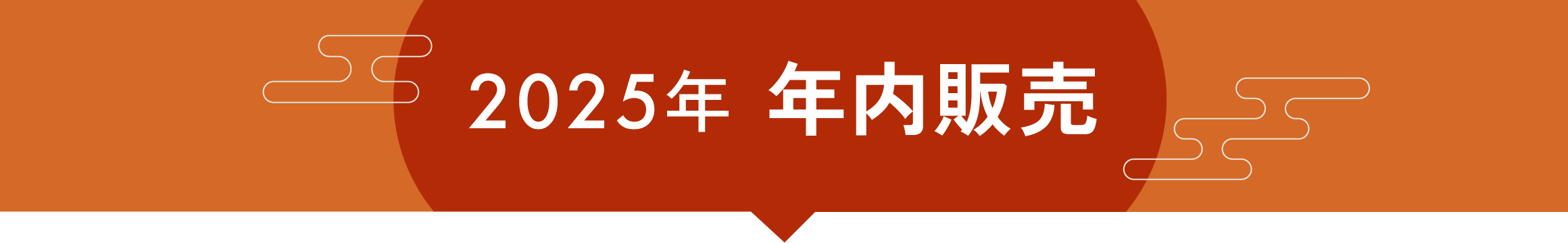 2025年 年内販売